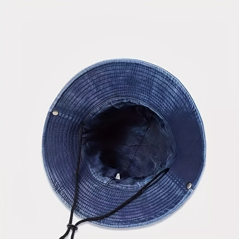 Embroidered Fisherman Hat Beach Hat Women Sun Hat Men Safari Hats, Beach Hats for Women