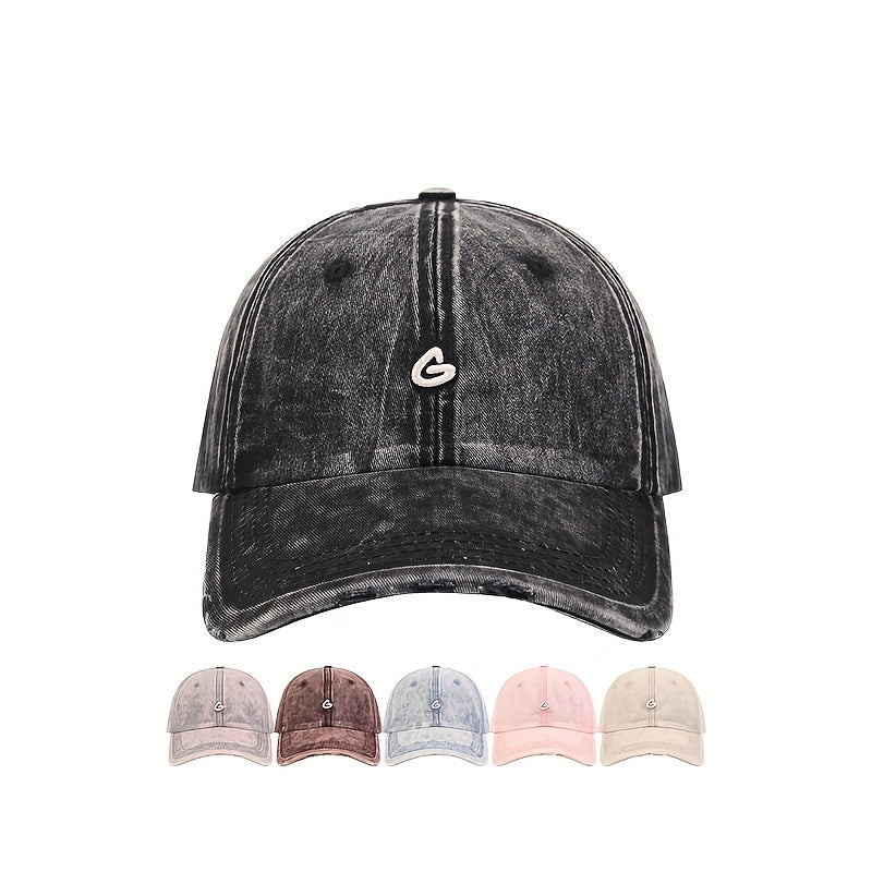 1\u002F2pcs Set Korean Style Distressed Vintage Baseball Cap - Four Seasons Versatile, Small \