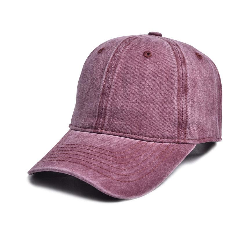 10pcs Vintage Washed Baseball Cap Set, Men's Logo Advertising Hat, Women's Soft Top Distressed Fisherman Hat