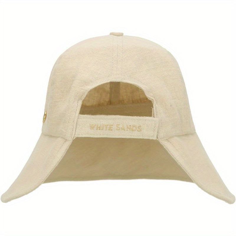 Linen Victorian Bonnet Hat Sun Cap Foldable Summer Visor New Katy