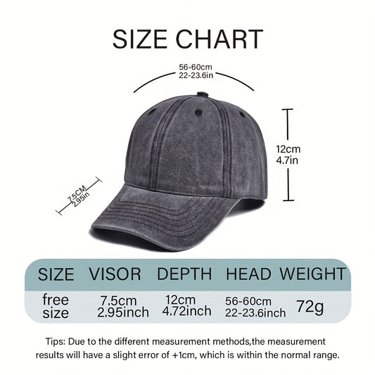 10pcs Vintage Washed Baseball Cap Set, Men's Logo Advertising Hat, Women's Soft Top Distressed Fisherman Hat