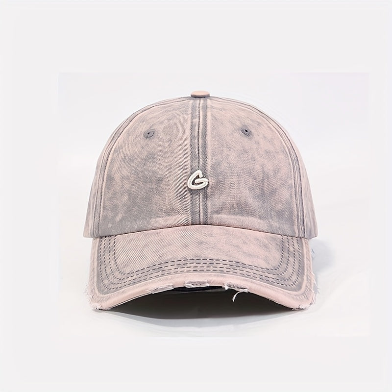 1\u002F2pcs Set Korean Style Distressed Vintage Baseball Cap - Four Seasons Versatile, Small \