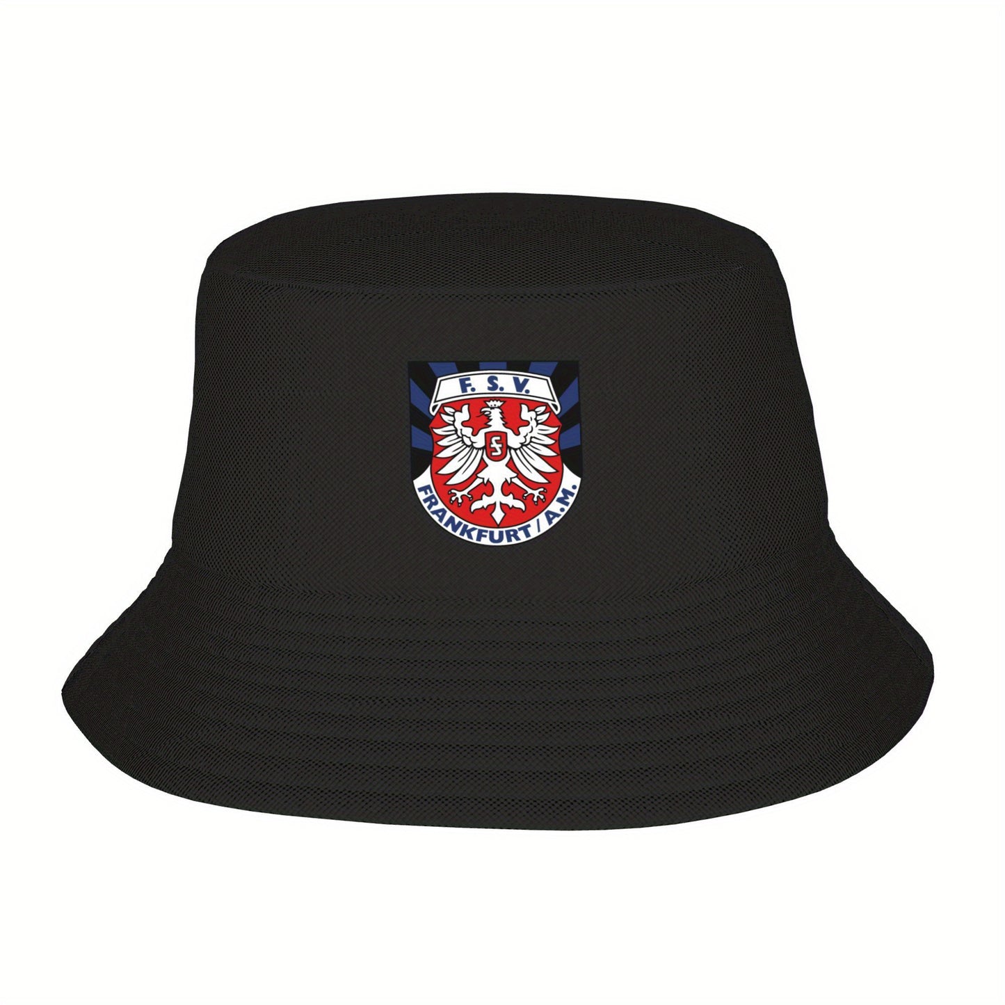 FSV Frankfurt Adult Bucket Hat - Breathable Buckle Closure Fishing, Structured Fit for Sports, Outdoor, Casual - Ideal for Soccer Fans & Everyday use