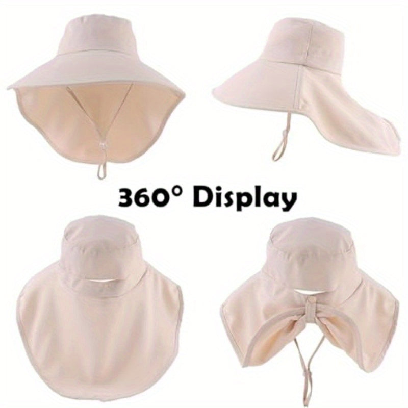MULIMU 4 Pack Women's Hats Sun Hats Foldable Fishing Hat Women's Visors Wide Brim Sun Hat UV Sun Protection Caps Beach Camping Hiking Black
