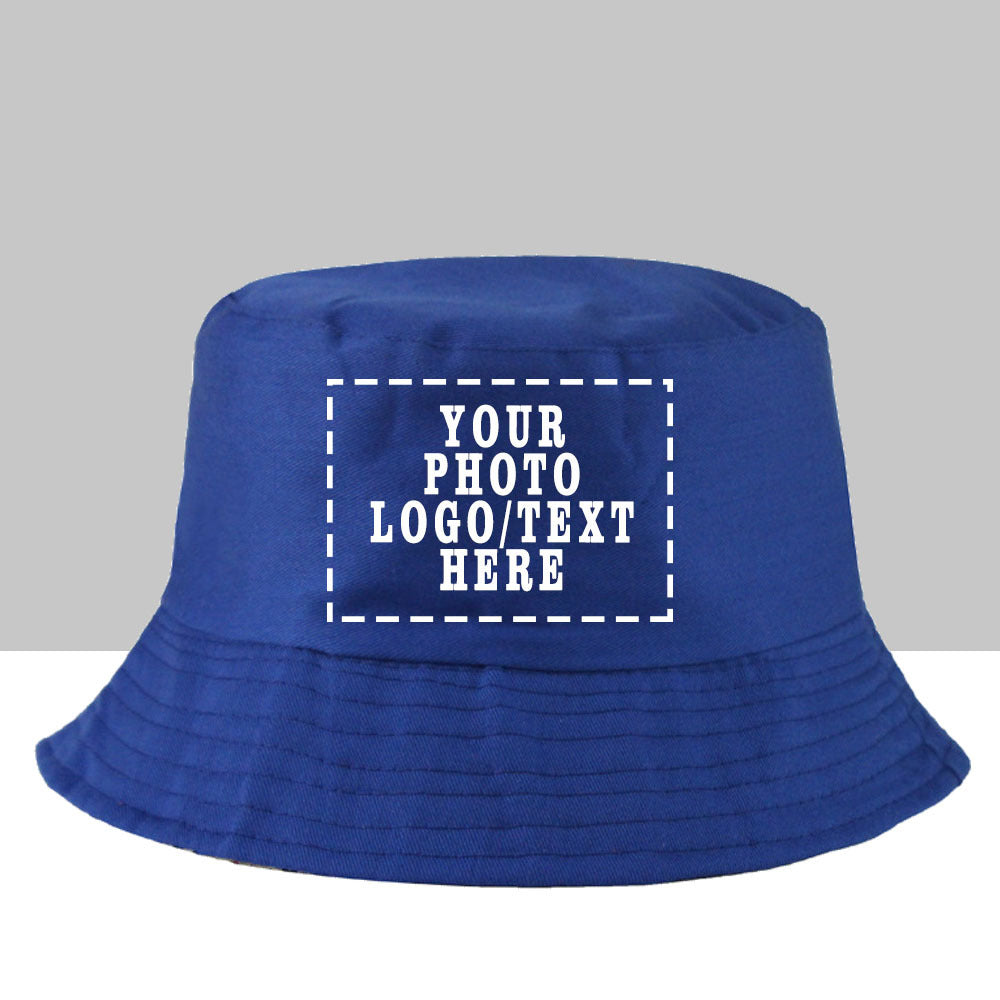 1pc Customizable Women'S Bucket Hat with Photo & Text - Lightweight, Durable Woven Material, Perfect for Outdoor Activities, Adjustable Fit for Hiking & Beach Wear, Beach Accessories