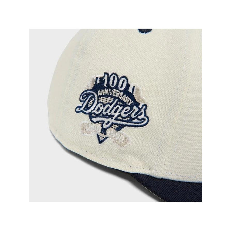 New Era LA Dodgers 100th Anniversary Authentic Game Blue Fitted Hat