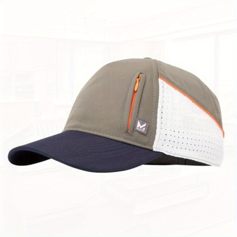 MISSION Cooling Summit Hat - 50 & 2-Hour Cooling Technology, Lightweight Adjustable Snapback Cap with HydroActive Wet-to-Cool System, Unisex Outdoor Sports & Wedding Hat for Men & Women, Breathable Vents, One-Size-Fits-All (20.5-24.5\