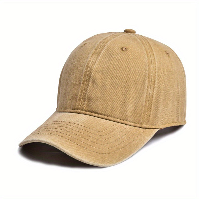 10pcs Vintage Washed Baseball Cap Set, Men's Logo Advertising Hat, Women's Soft Top Distressed Fisherman Hat