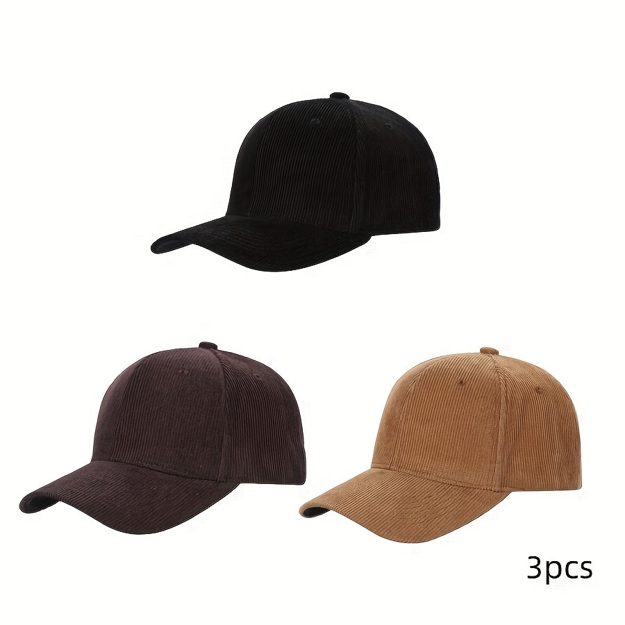 8pcs Unisex Lightweight Outdoor Baseball Caps - Breathable, Scratch & Stain Resistant, Adjustable Curved Brim Hats for Men & Women, Beige, Brown, Black, White, All-Season Casual Wear