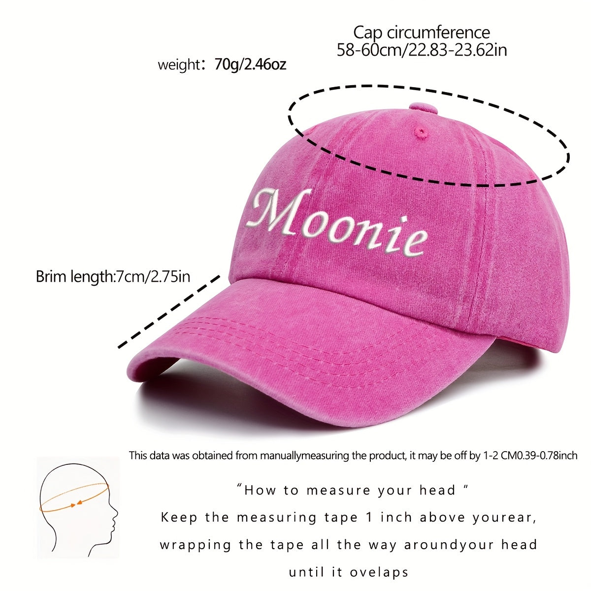 7pcs Customizable Baseball Caps with Embroidery - Adjustable, Breathable, Perfect for Parties, Camping & Weddings - Hand Wash or Dry Clean, Casual Wear Cap|Custom Embroidery Cap|Breathable Fabric Cap