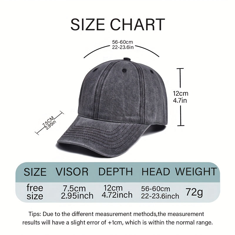 10pcs Vintage Washed Baseball Cap Set, Men's Logo Advertising Hat, Women's Soft Top Distressed Fisherman Hat